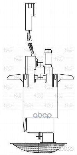 Мотор бензонасоса MB ML(W163) SFP1505 startvolt