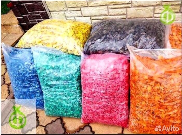 Цветная щепа в мешках с доставкой в Шахтах