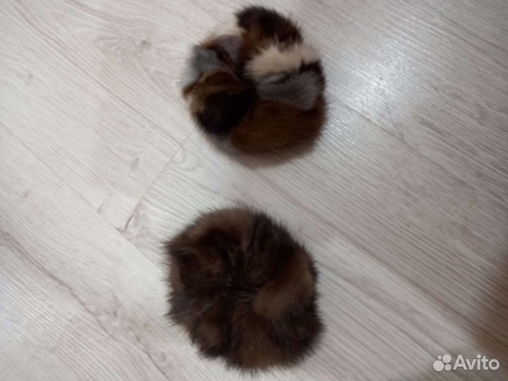 Рукавицы,резинки норковые меховые