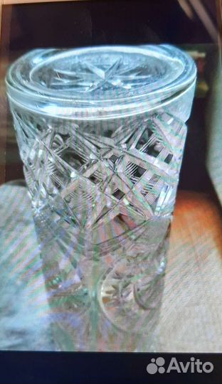 Хрустальная Ваза. Высокая. времён СССР