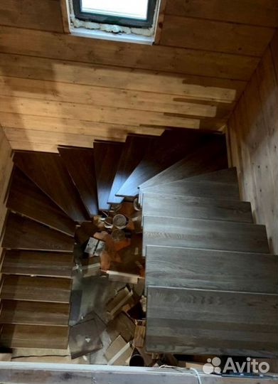 Облицовка ступеней породами дерева