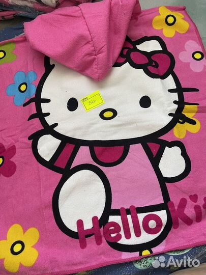 Новый полотенце халат для девочки