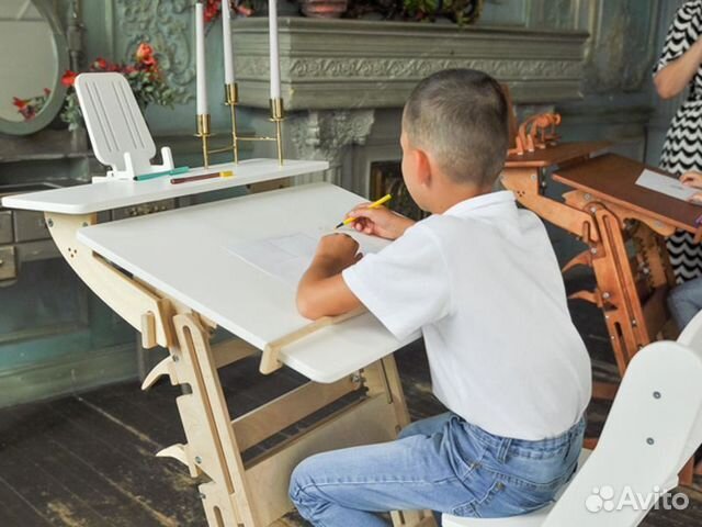 Письменный стол парта для школьника, подъемный 3в1 купить в Москве ...