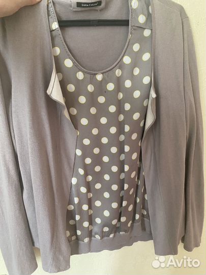 Двойка майка и кардиган Luisa Cerano