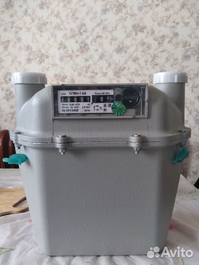 Газовый счетчик правый новый сгмн-1-G6