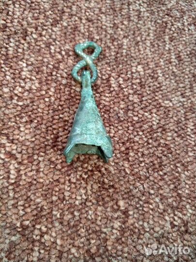 Подвеска медно литая пластика талисман оберег