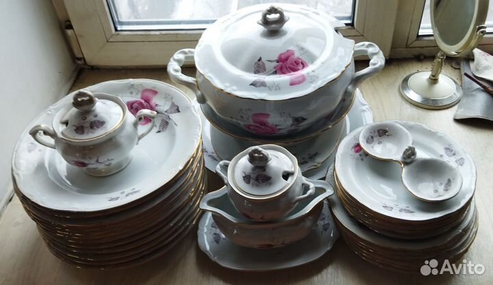 Большой столовый набор, пр-ва Польши времен СССР