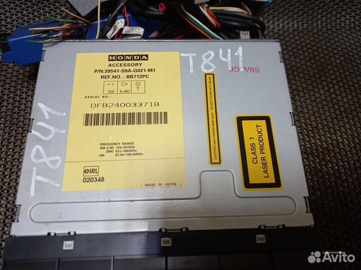 Магнитола honda accord CL7