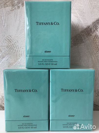 Tiffany & CO Tiffany Sheer туалетная вода 30 мл