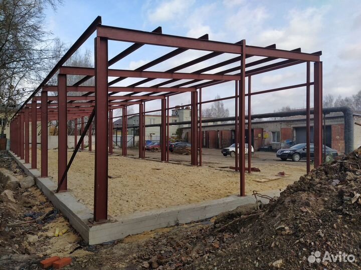 Каркасы и ангары