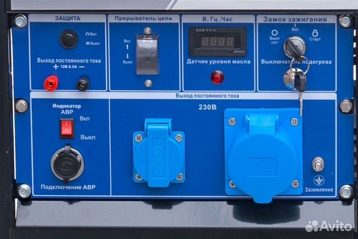 Дизельный генератор 6 кВт TSS SDG 6000EHA