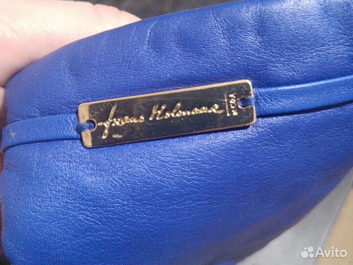 Перчатки женские кожаные