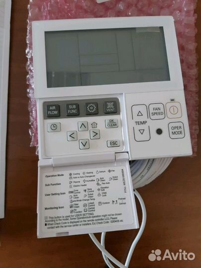 Пульт кондиционера LG кассетного с проводом