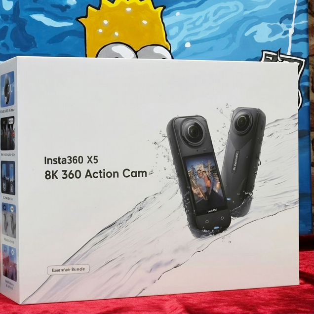 Новая Insta360 X5 Essentials Bundle Экшн камера