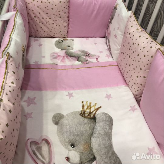 Бортики в кроватку новые