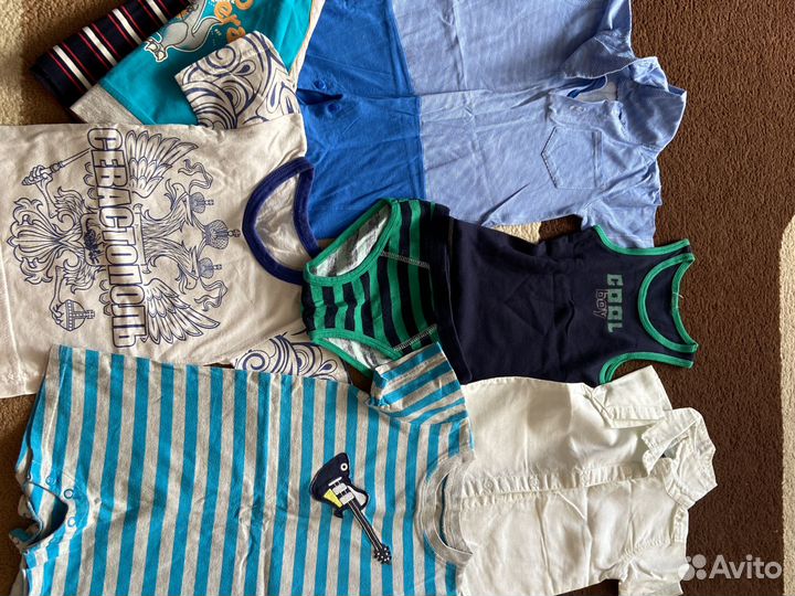 Летние вещи для мальчика 92-140