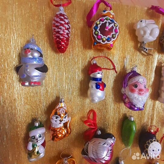 Елочные игрушки Стекло Фабрика Елочка