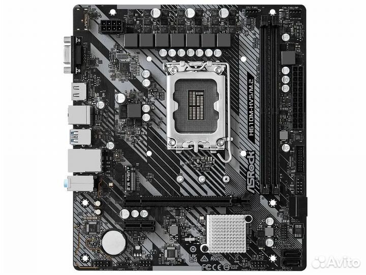 Новая ASRock H610m-HVS/M.2 Lga1700 гарантия 3 года