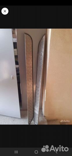 Подножки пороги на toyota Land Prado