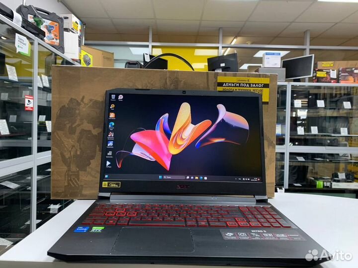 Ноутбук Acer Core i5-11 6 ядер/ RTX 3050 Ti 4Gb