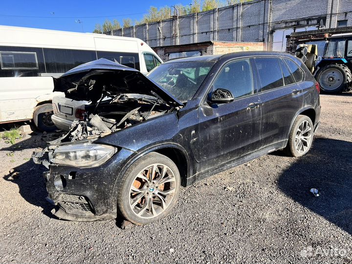 BMW X5 3.0 AT, 2014, битый, 134 000 км