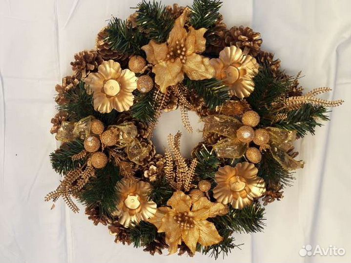 Новогодний рождественский венок