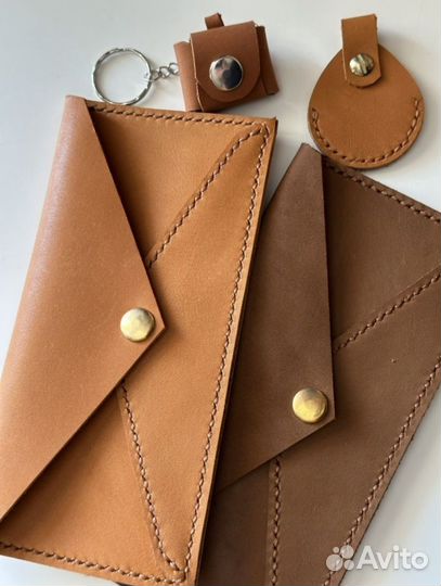 Конверт подарочный для денег натуральная кожа