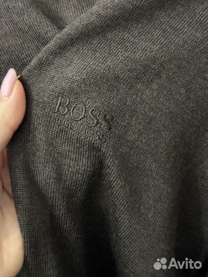 Джемпер мужской Hugo Boss 100% шерсть