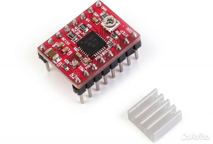 Драйвер шагового двигателя A4988 arduino