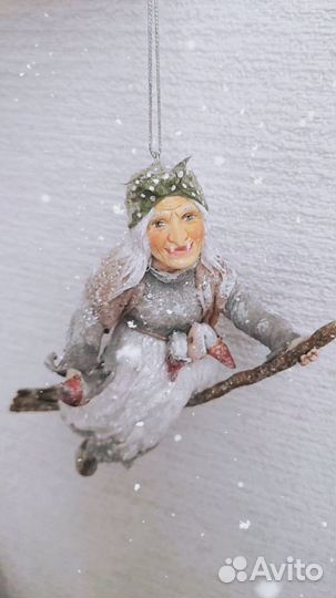 Ватная ёлочная игрушка