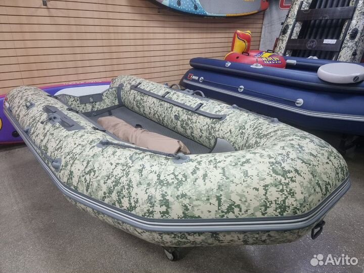 Лодка пвх X-River Rocky Airdeck 375 пиксель