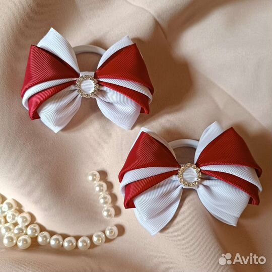 Школьные бантики ручной работы