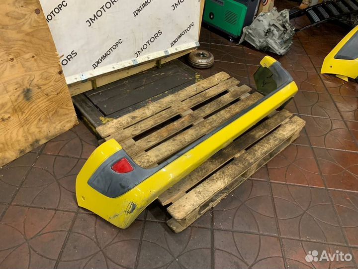 Бампер задний Рено Кангу 03-09 Renault kangoo