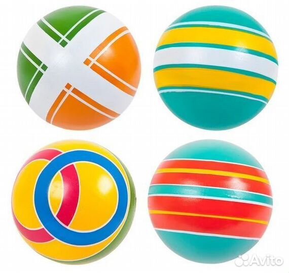 Резиновый детский мяч 15 см Серия Классика ручное