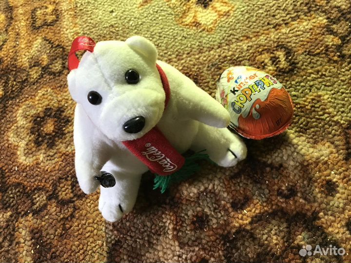 Мишки coca-cola и др аукционные игрушки