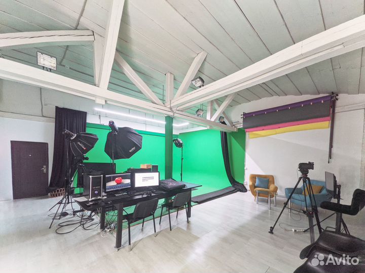 Студия для съемки подкастов, интервью, вебинаров