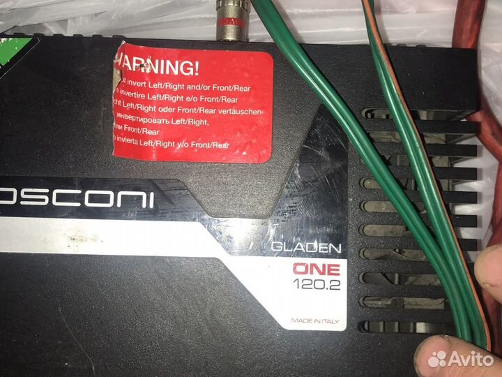 Усилитель Mosconi Gladen 120.2