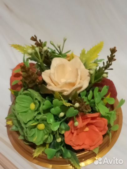 Мыльные композиции и букеты