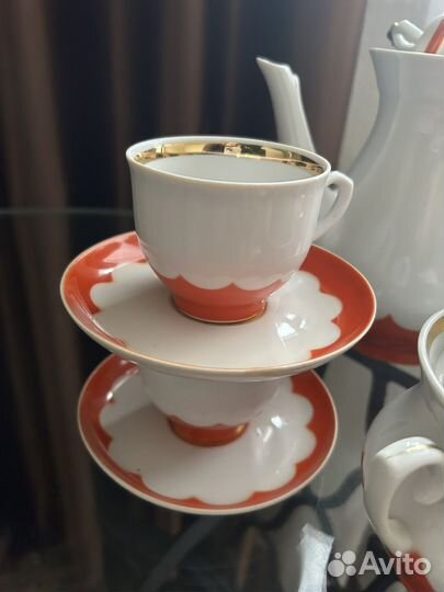 Кофейный сервиз фарфор СССР
