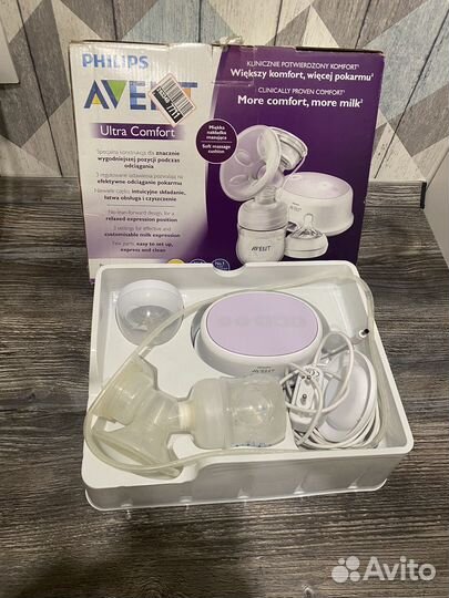 Молокоотсос avent электрический