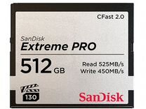 Карта памяти SanDisk Extreme PRO CFast 2.0 525/450