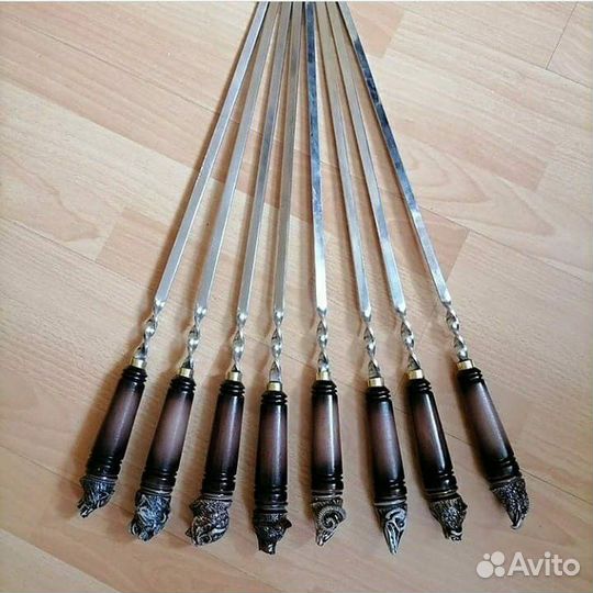 Шампура подарочные в кейсе