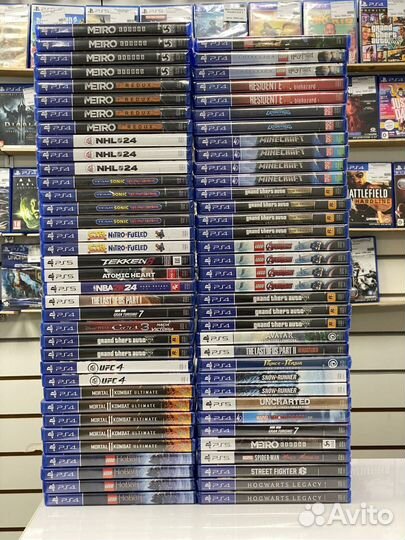 Диски на playstation 4 ps5 MK11 UFC Tekken 8 SF 6
