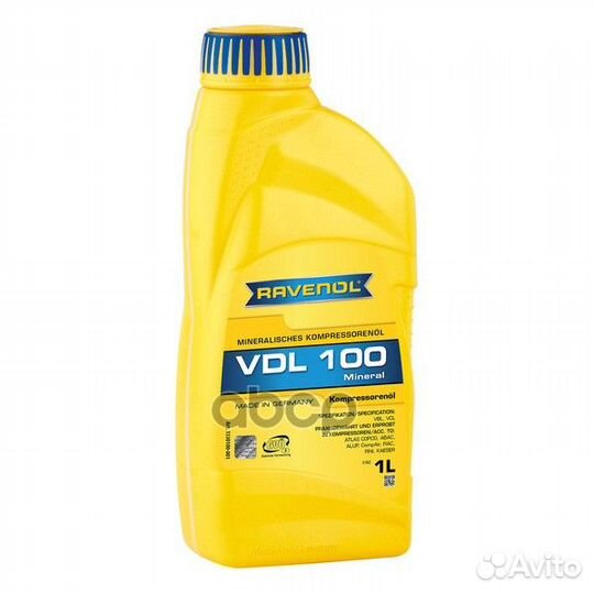 Масло компрессорное Ravenol VDL 100 1 л 4014835