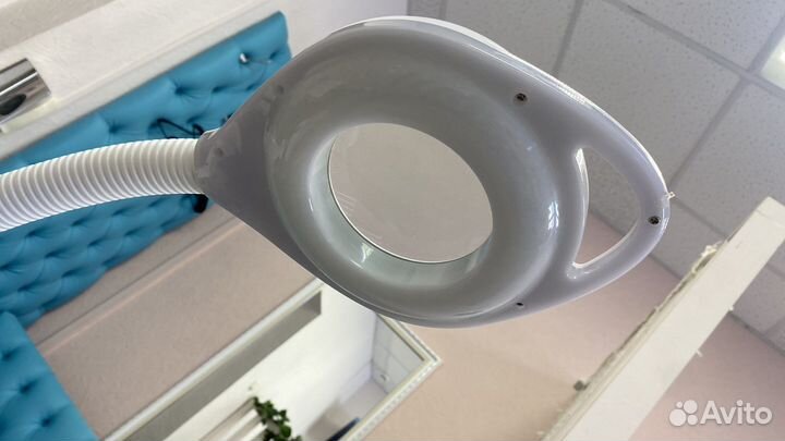 Лампа лупа напольная