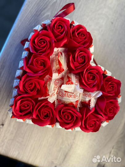 Сладкий набор в виде сердца