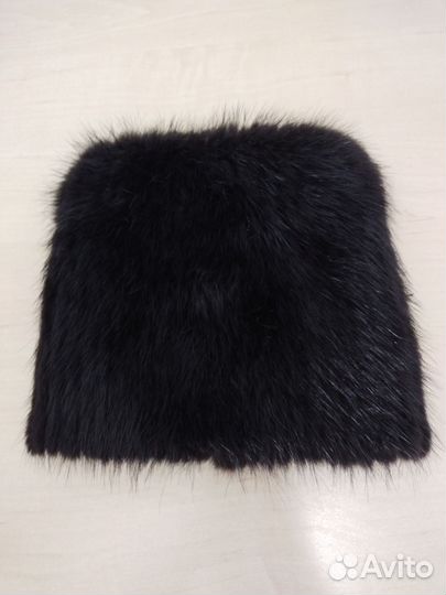 Шапка норковая с ушками