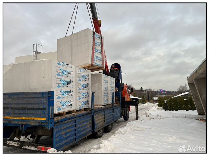 Газоблок, газобетонные блоки с доставкой