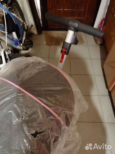 Велосипед коляска с ручкой