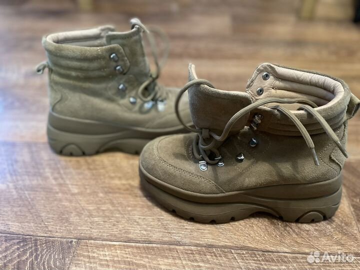 Замшевые ботинки демисезонные